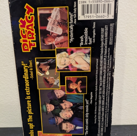 Dick Tracy VHS - Picture 3 of 6